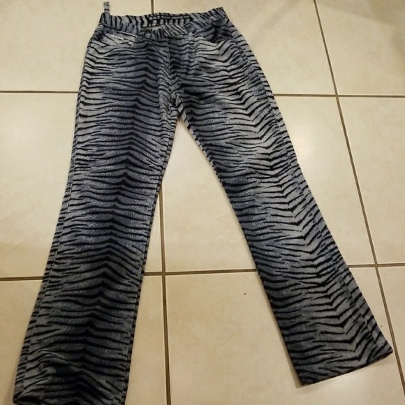 jeans zebra print